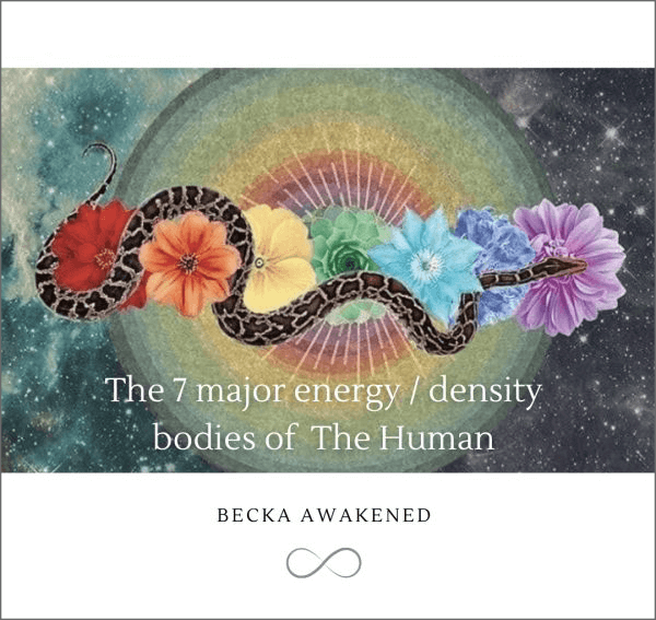The 7 major energy / density bodies of the Human